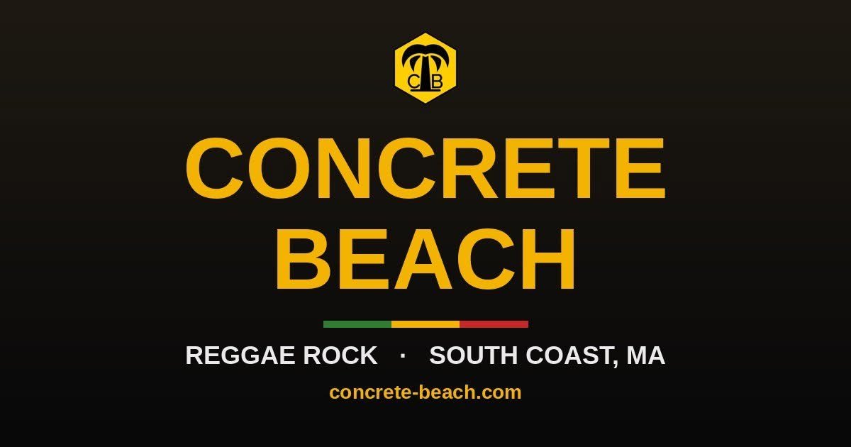 🎸 THIS SATURDAY — Summer Vibes at Cisco Brewers, New Bedford! We're on at 5PM, New Bedford Rude Boys at 7. Tropical grooves on the water 🌴 Add it to your calendar + directions 👉