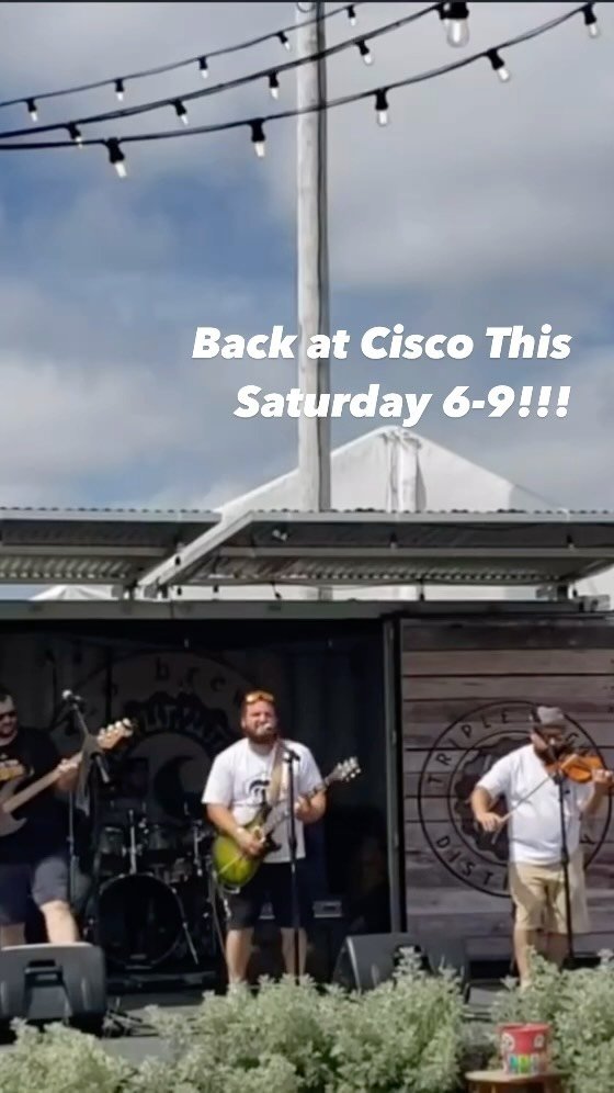 Probably the last outdoor show of the season! @ciscobrewersnewbedford this Saturday, September 30th from 6-9! See you there!